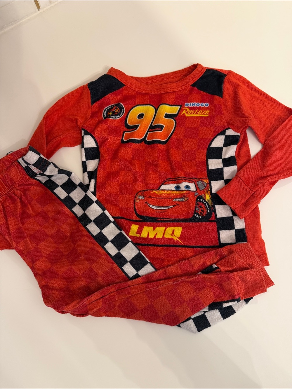 Disney Cars Red Toddler Pajama Set